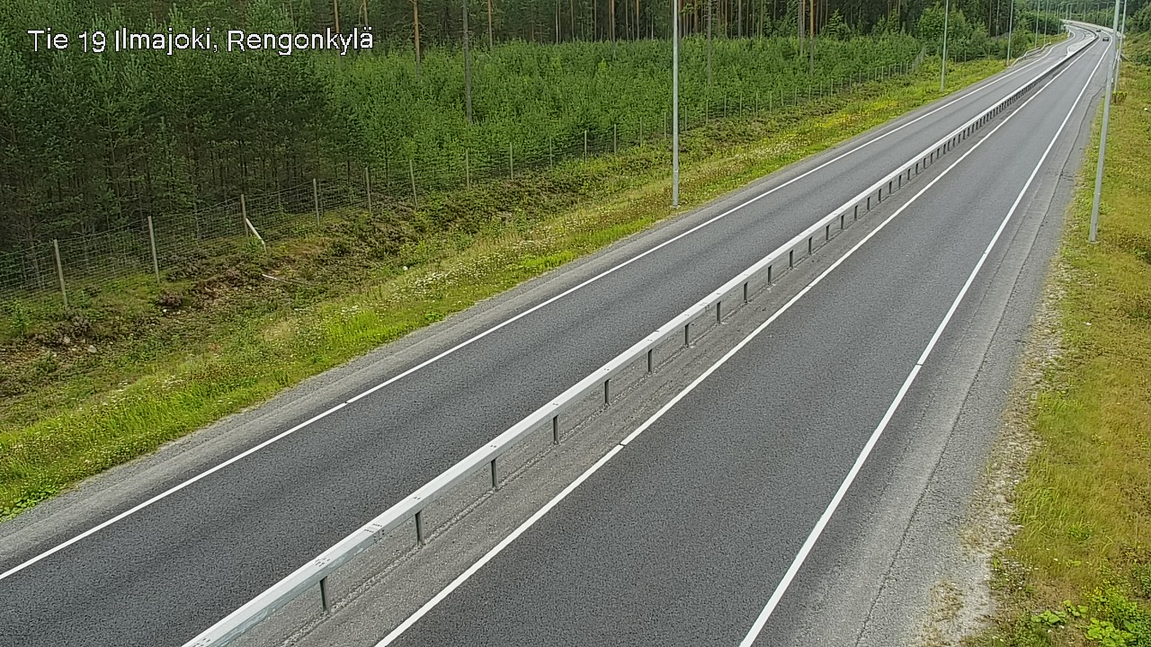 Weather Camera Image Road 19 Ilmajoki, Rengonkylä, Ilmajoki, Etelä-Pohjanmaa