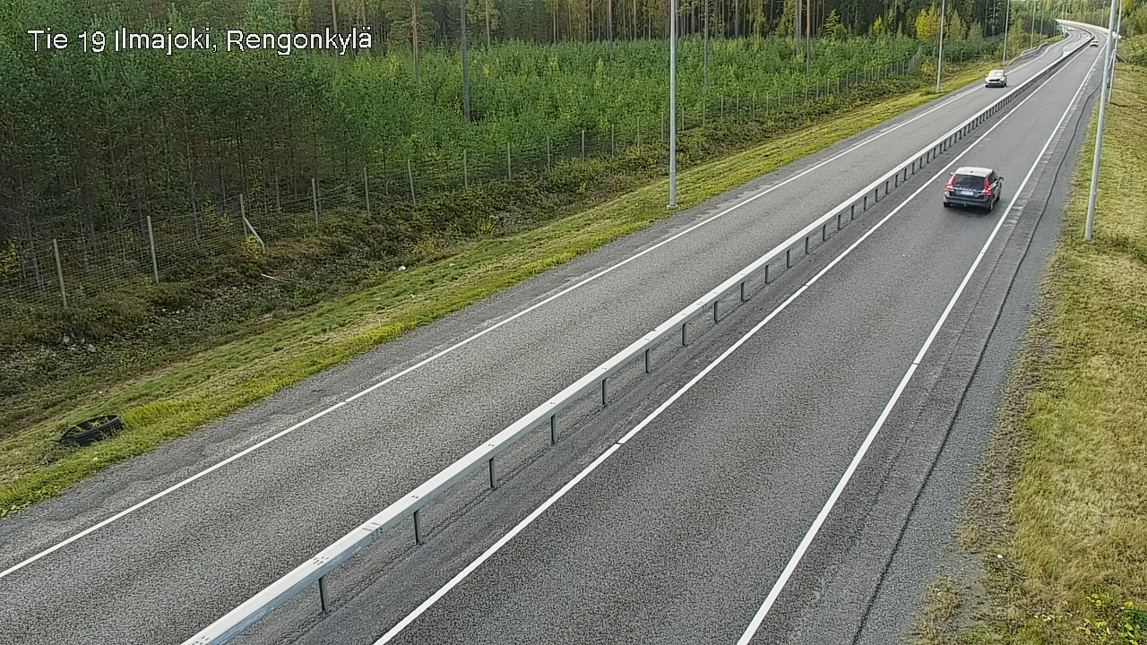 Weather Camera Image Road 19 Ilmajoki, Rengonkylä, Ilmajoki, Etelä-Pohjanmaa