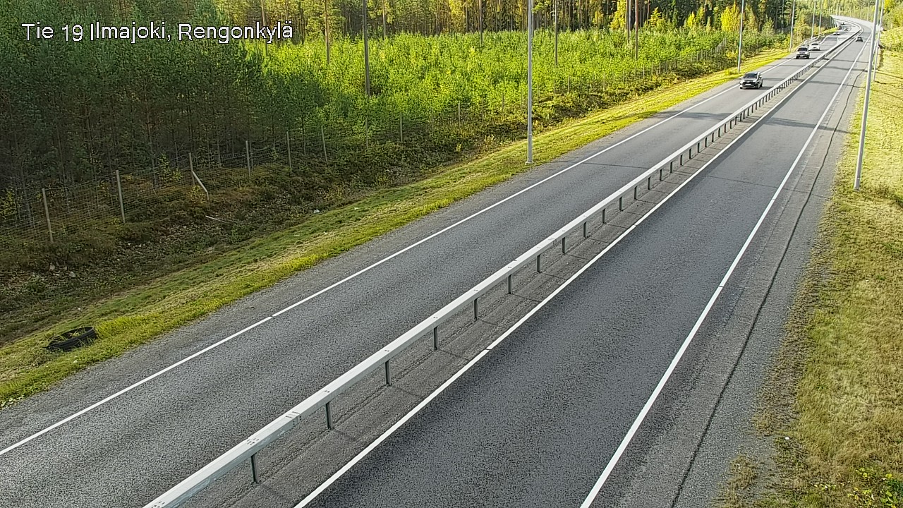 Weather Camera Image Road 19 Ilmajoki, Rengonkylä, Ilmajoki, Etelä-Pohjanmaa
