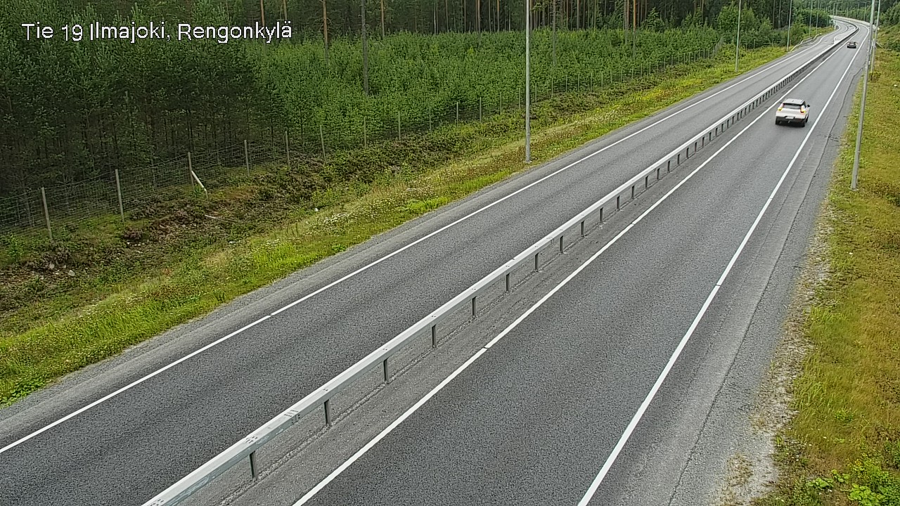 Weather Camera Image Road 19 Ilmajoki, Rengonkylä, Ilmajoki, Etelä-Pohjanmaa