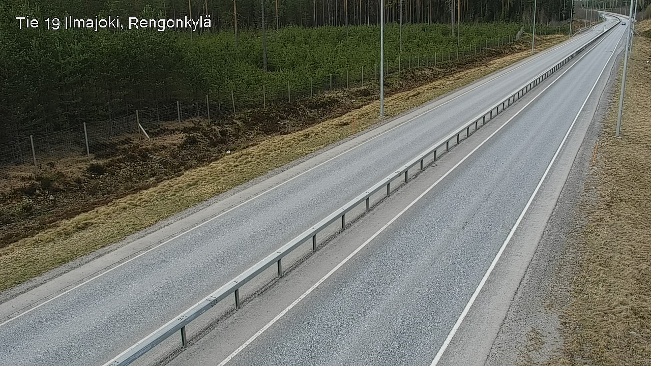 Weather Camera Image Road 19 Ilmajoki, Rengonkylä, Ilmajoki, Etelä-Pohjanmaa