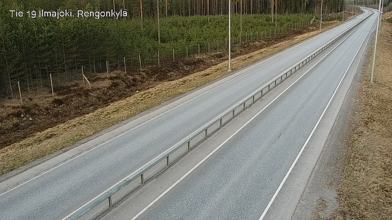 Weather Camera Image Road 19 Ilmajoki, Rengonkylä, Ilmajoki, Etelä-Pohjanmaa