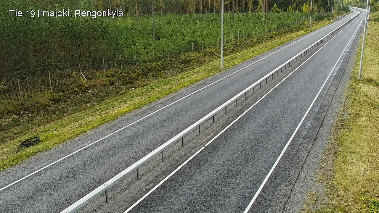 Weather Camera Image Road 19 Ilmajoki, Rengonkylä, Ilmajoki, Etelä-Pohjanmaa