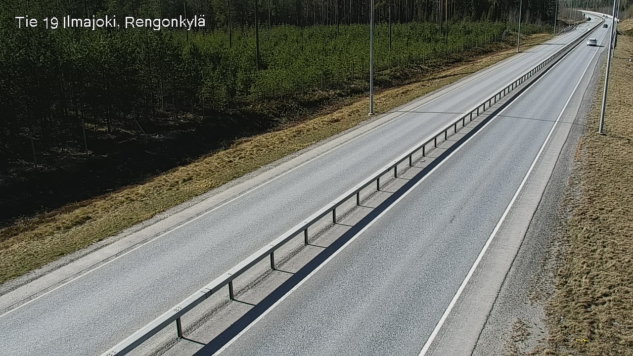 Weather Camera Image Väg 19 Ilmola, Rengonkylä, Ilmajoki, Etelä-Pohjanmaa