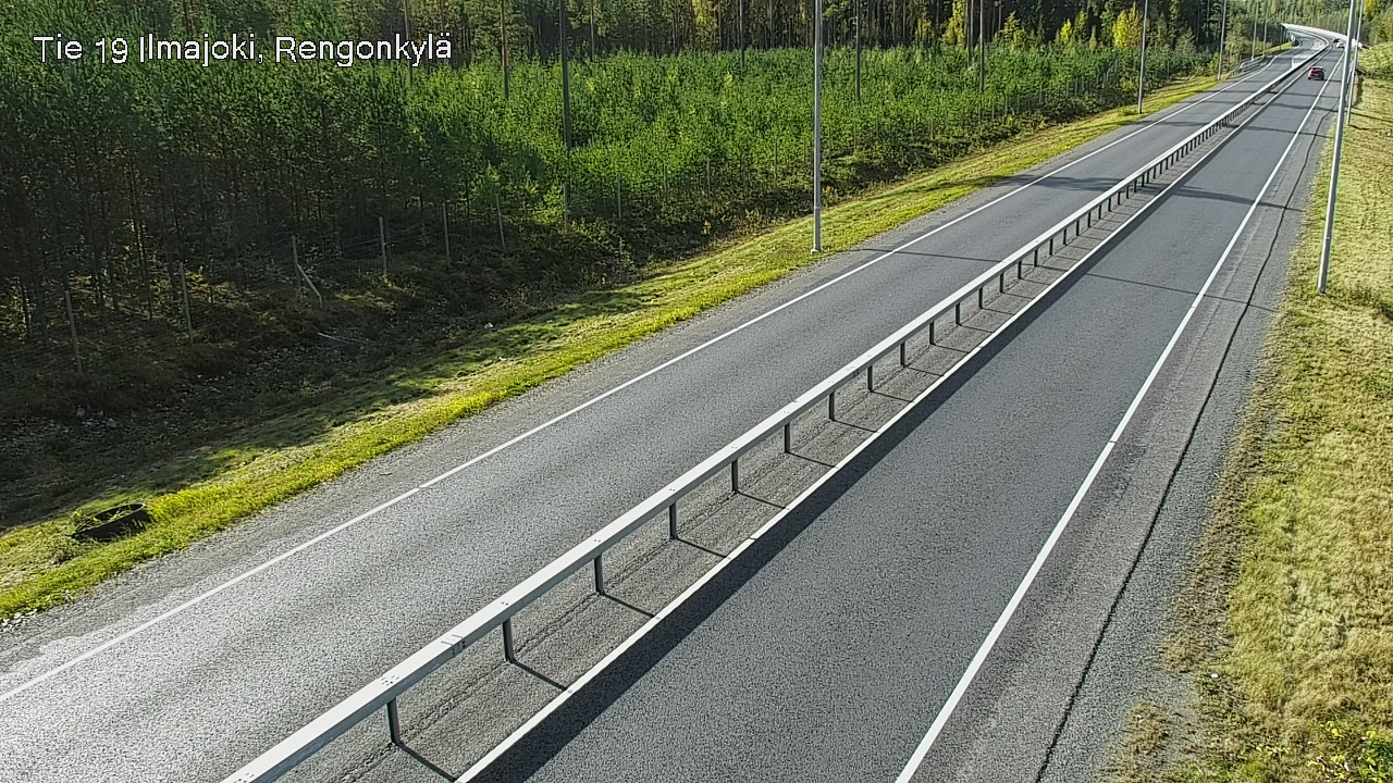Weather Camera Image Road 19 Ilmajoki, Rengonkylä, Ilmajoki, Etelä-Pohjanmaa