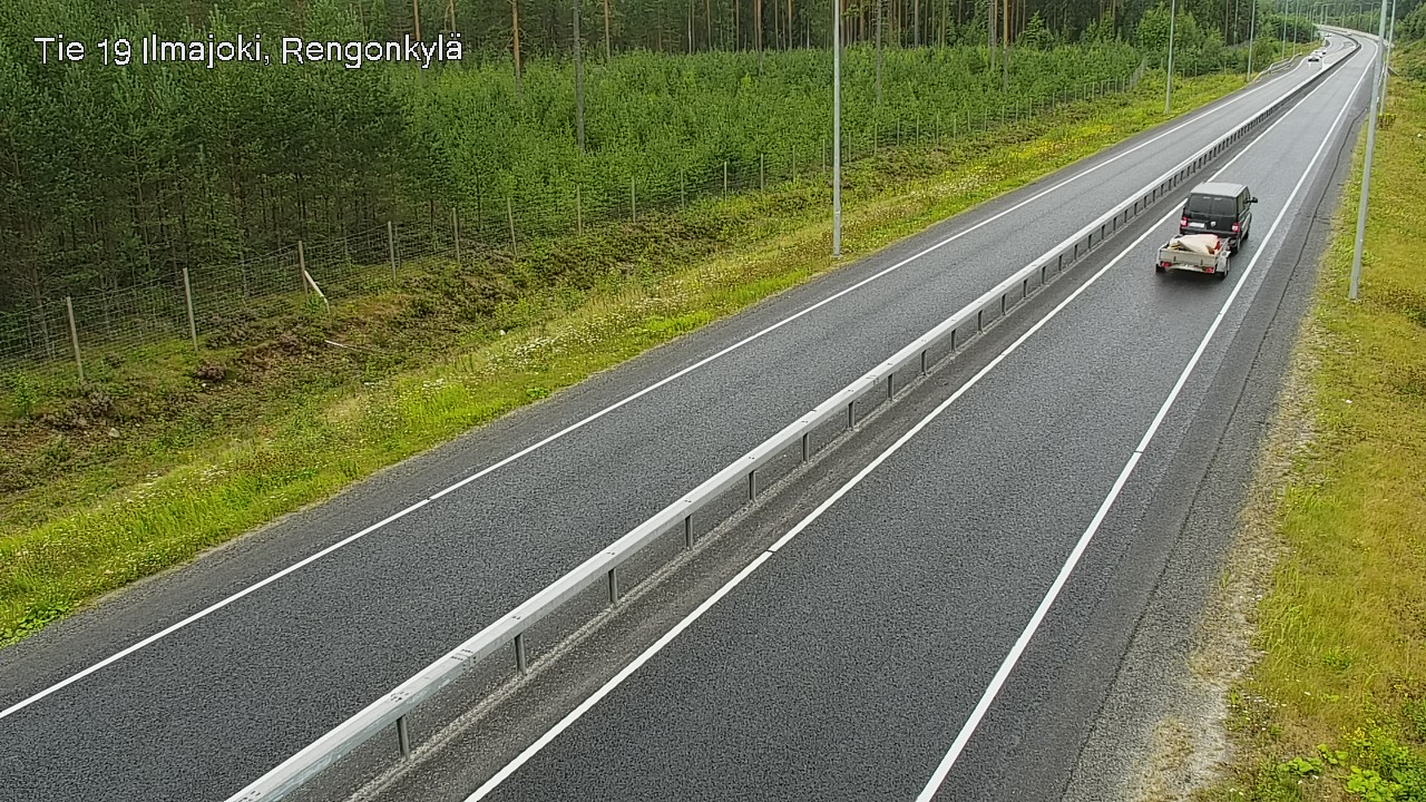 Weather Camera Image Road 19 Ilmajoki, Rengonkylä, Ilmajoki, Etelä-Pohjanmaa