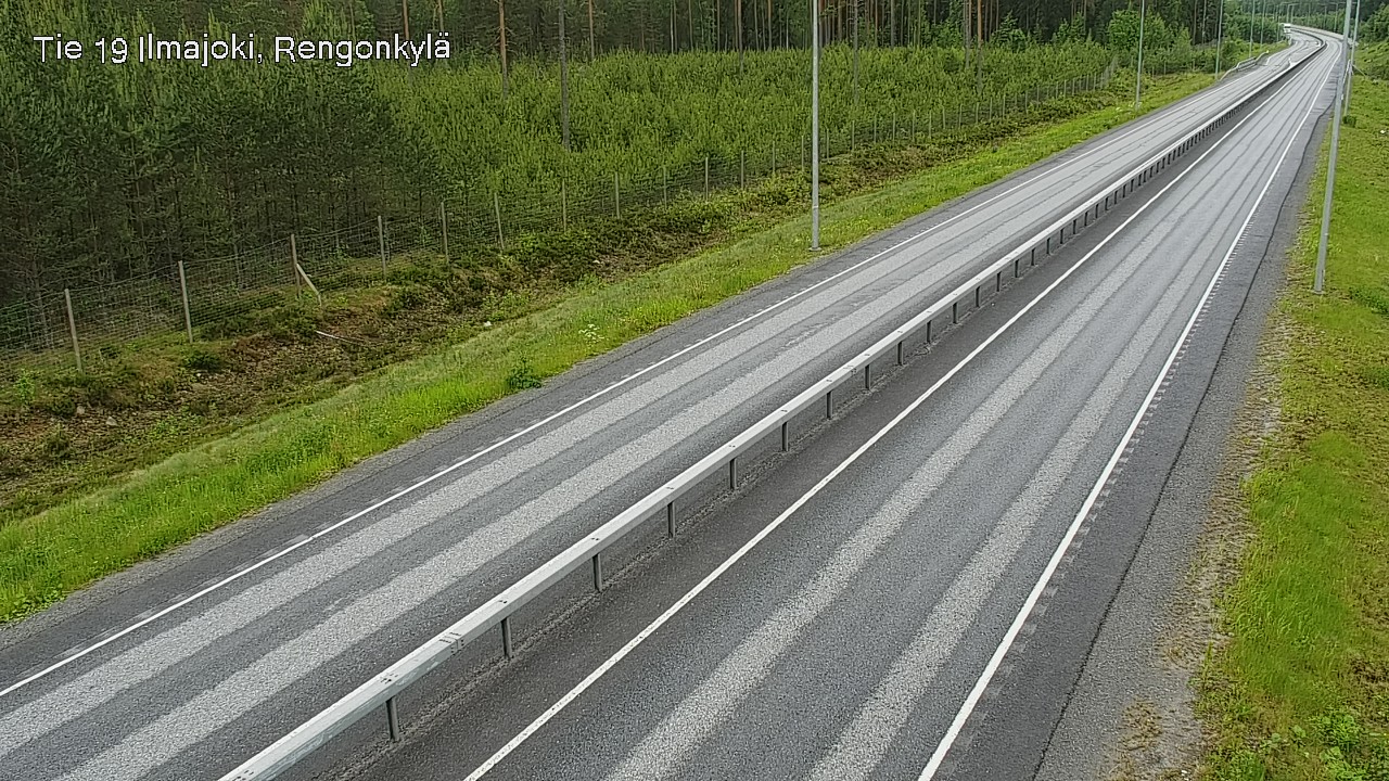 Weather Camera Image Road 19 Ilmajoki, Rengonkylä, Ilmajoki, Etelä-Pohjanmaa