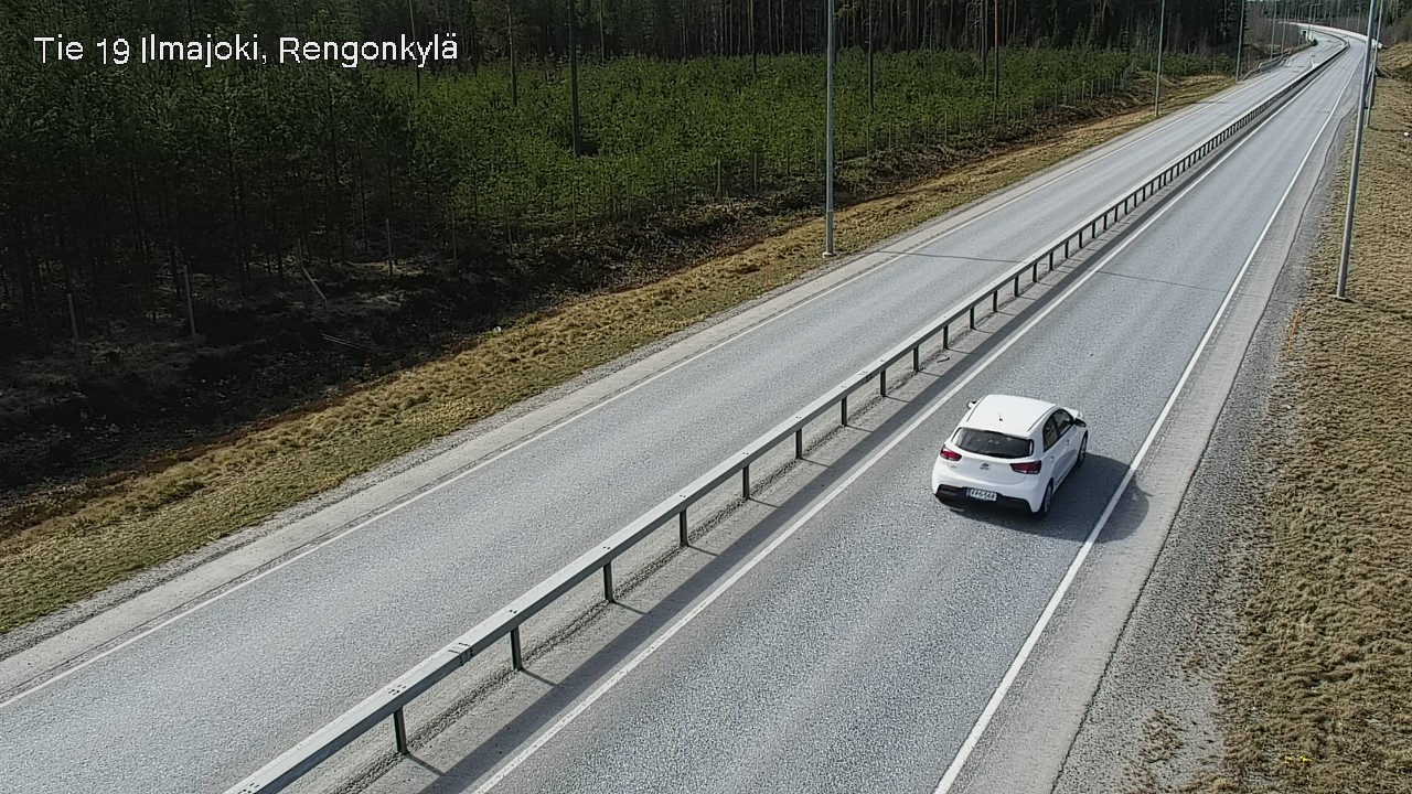 Weather Camera Image Väg 19 Ilmola, Rengonkylä, Ilmajoki, Etelä-Pohjanmaa