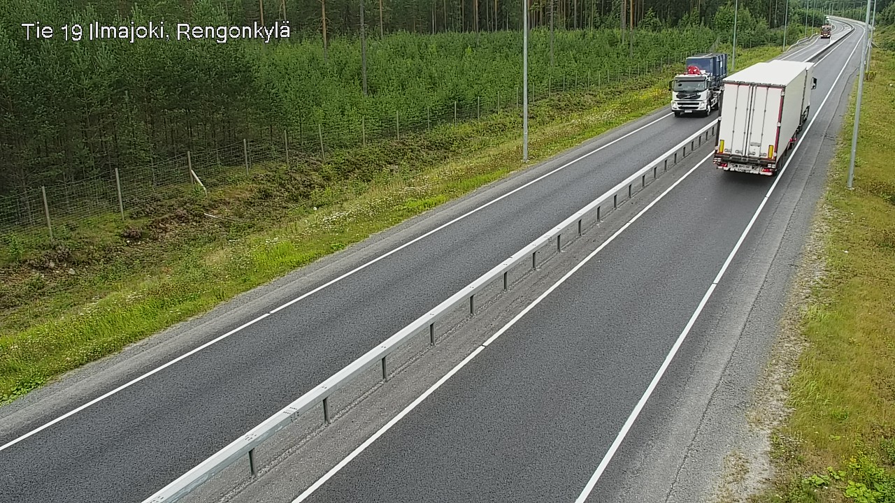 Weather Camera Image Road 19 Ilmajoki, Rengonkylä, Ilmajoki, Etelä-Pohjanmaa