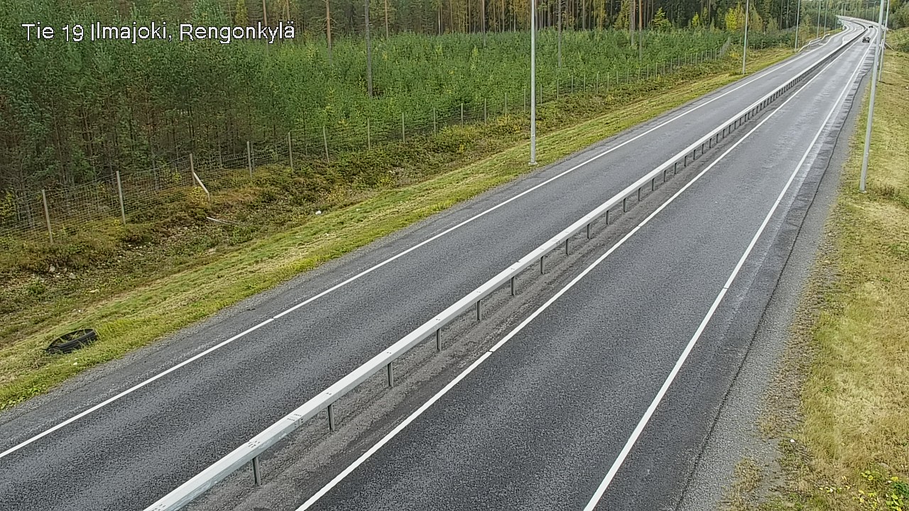 Weather Camera Image Road 19 Ilmajoki, Rengonkylä, Ilmajoki, Etelä-Pohjanmaa