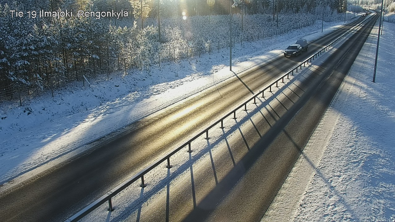 Weather Camera Image Väg 19 Ilmola, Rengonkylä, Ilmajoki, Etelä-Pohjanmaa
