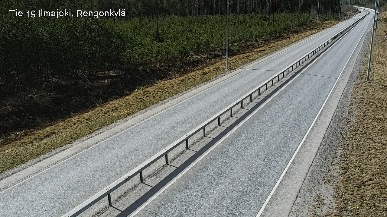 Weather Camera Image Väg 19 Ilmola, Rengonkylä, Ilmajoki, Etelä-Pohjanmaa