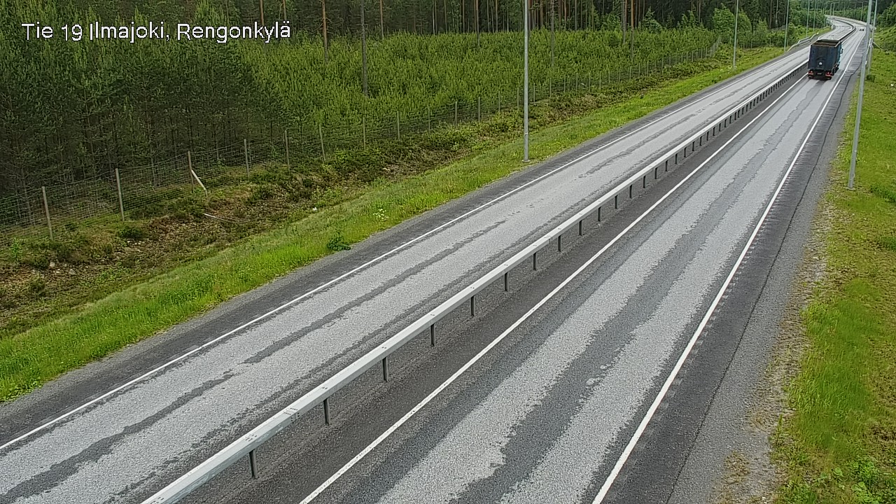Weather Camera Image Road 19 Ilmajoki, Rengonkylä, Ilmajoki, Etelä-Pohjanmaa