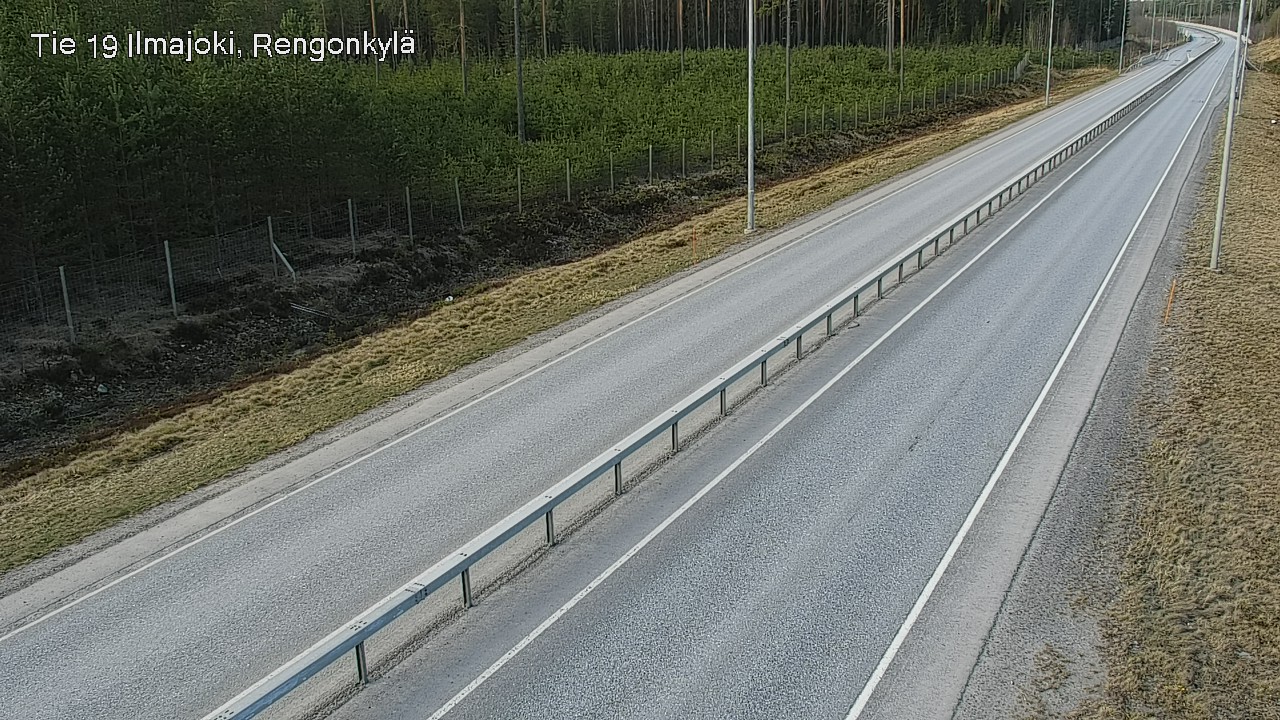 Weather Camera Image Road 19 Ilmajoki, Rengonkylä, Ilmajoki, Etelä-Pohjanmaa