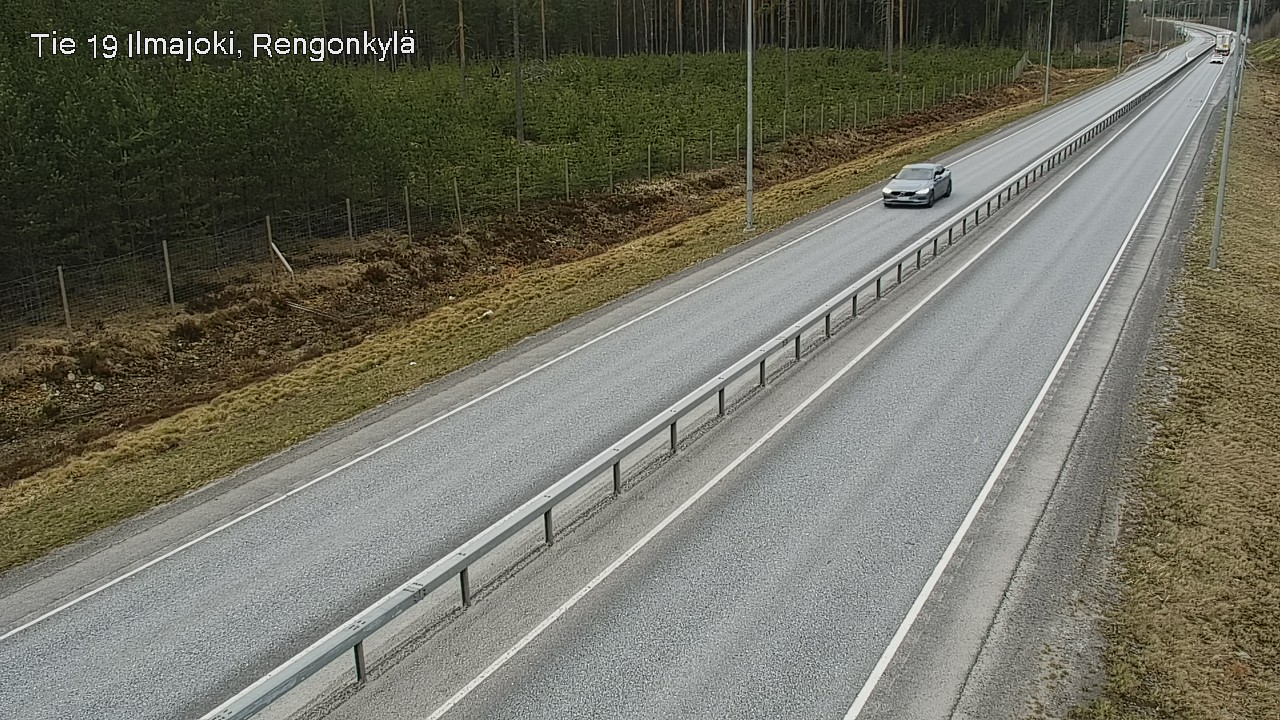 Weather Camera Image Road 19 Ilmajoki, Rengonkylä, Ilmajoki, Etelä-Pohjanmaa