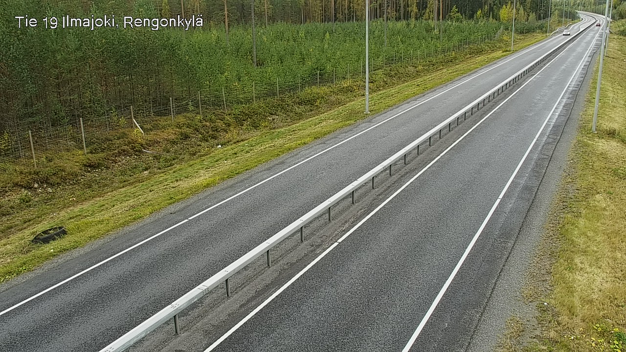 Weather Camera Image Road 19 Ilmajoki, Rengonkylä, Ilmajoki, Etelä-Pohjanmaa