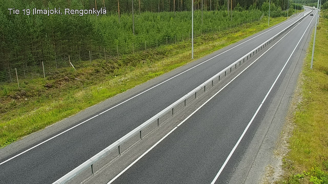 Weather Camera Image Road 19 Ilmajoki, Rengonkylä, Ilmajoki, Etelä-Pohjanmaa