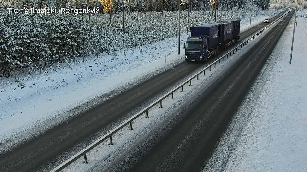 Weather Camera Image Road 19 Ilmajoki, Rengonkylä, Ilmajoki, Etelä-Pohjanmaa