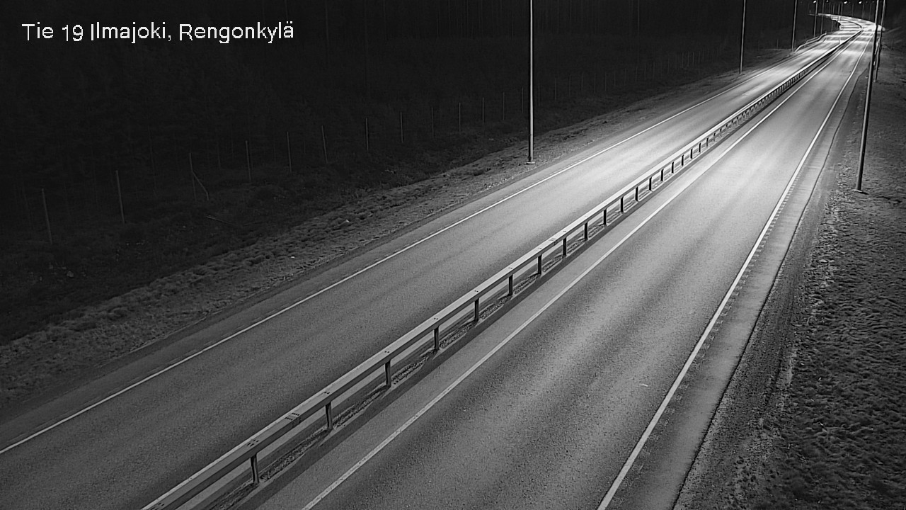 Weather Camera Image Väg 19 Ilmola, Rengonkylä, Ilmajoki, Etelä-Pohjanmaa