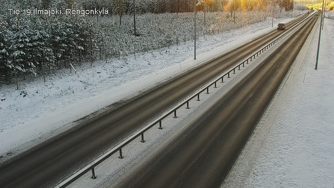 Weather Camera Image Väg 19 Ilmola, Rengonkylä, Ilmajoki, Etelä-Pohjanmaa