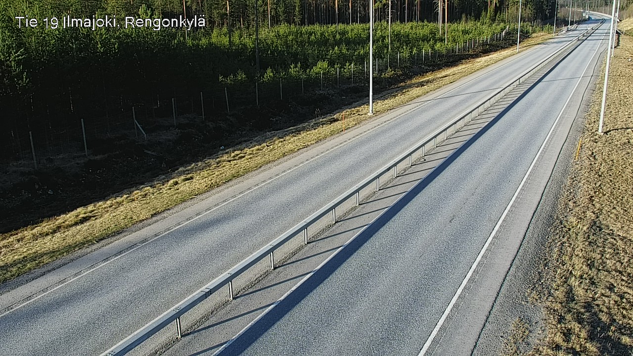 Weather Camera Image Road 19 Ilmajoki, Rengonkylä, Ilmajoki, Etelä-Pohjanmaa