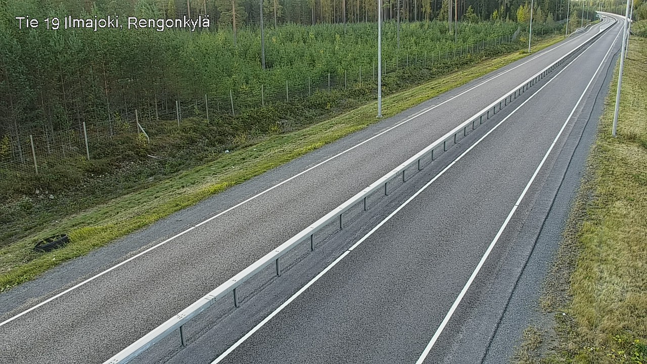 Weather Camera Image Road 19 Ilmajoki, Rengonkylä, Ilmajoki, Etelä-Pohjanmaa