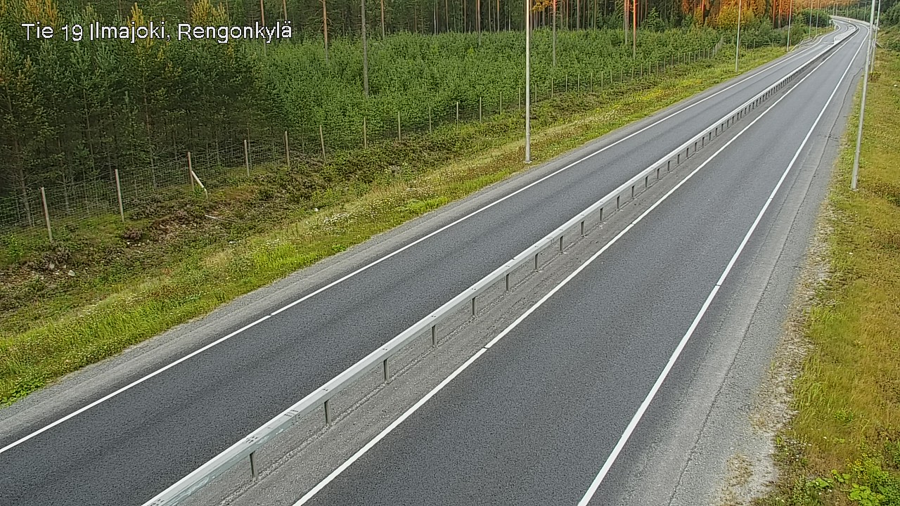 Weather Camera Image Road 19 Ilmajoki, Rengonkylä, Ilmajoki, Etelä-Pohjanmaa
