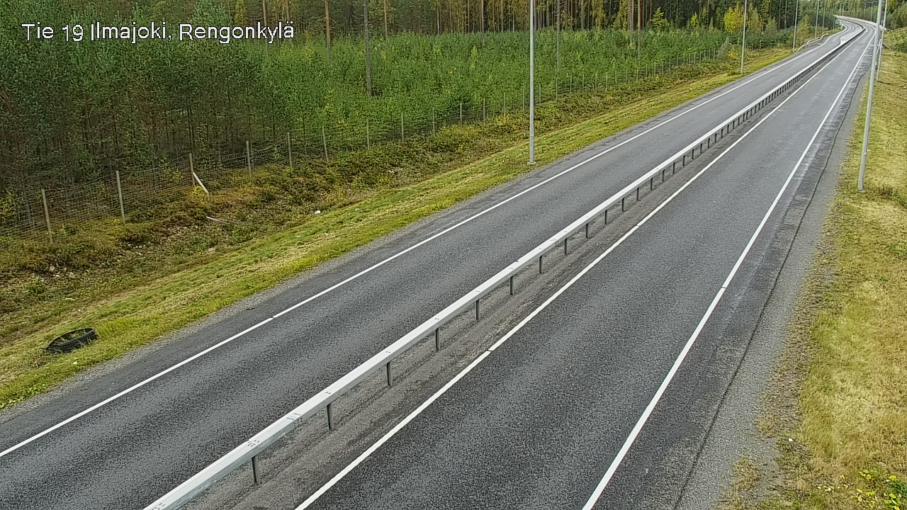 Weather Camera Image Road 19 Ilmajoki, Rengonkylä, Ilmajoki, Etelä-Pohjanmaa