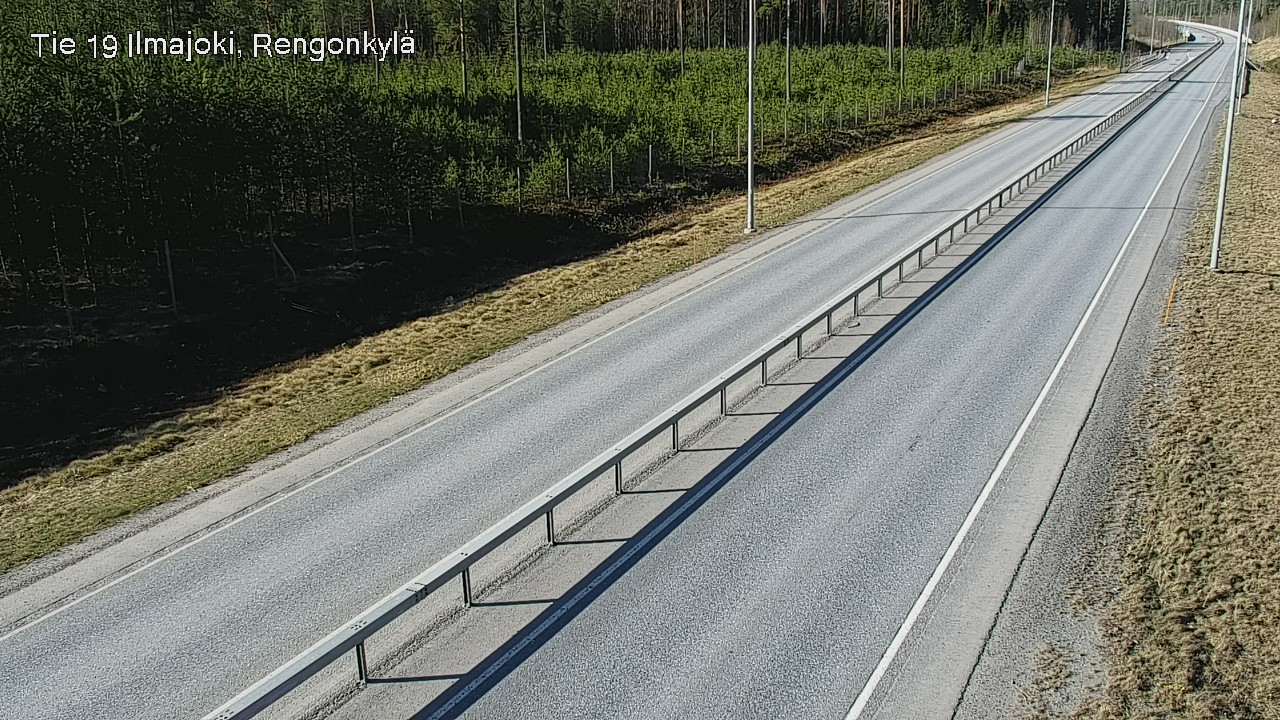 Weather Camera Image Road 19 Ilmajoki, Rengonkylä, Ilmajoki, Etelä-Pohjanmaa