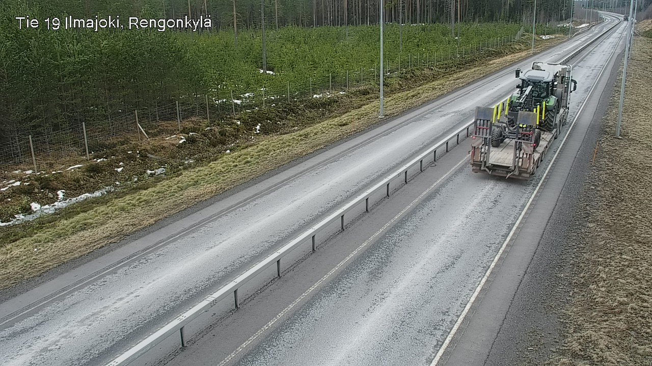 Weather Camera Image Road 19 Ilmajoki, Rengonkylä, Ilmajoki, Etelä-Pohjanmaa