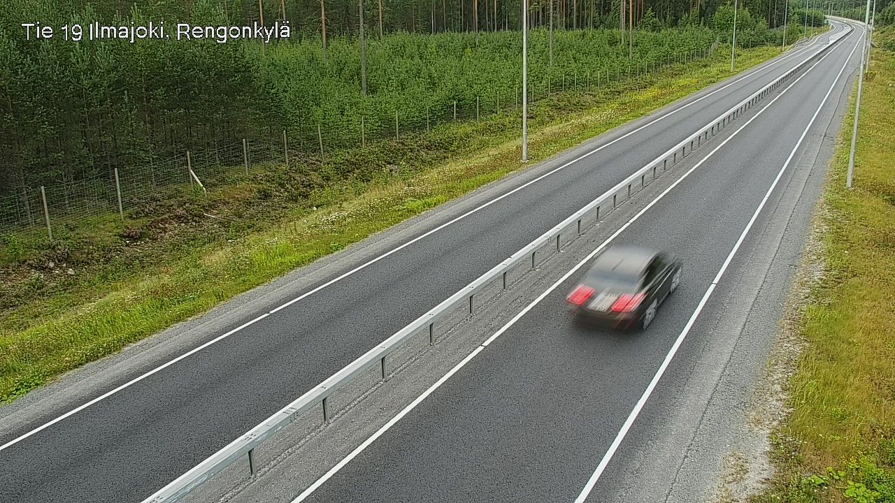 Weather Camera Image Road 19 Ilmajoki, Rengonkylä, Ilmajoki, Etelä-Pohjanmaa
