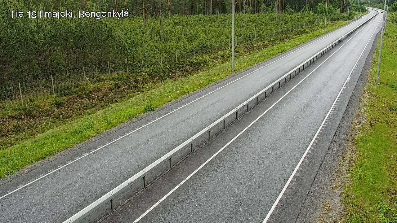 Weather Camera Image Road 19 Ilmajoki, Rengonkylä, Ilmajoki, Etelä-Pohjanmaa
