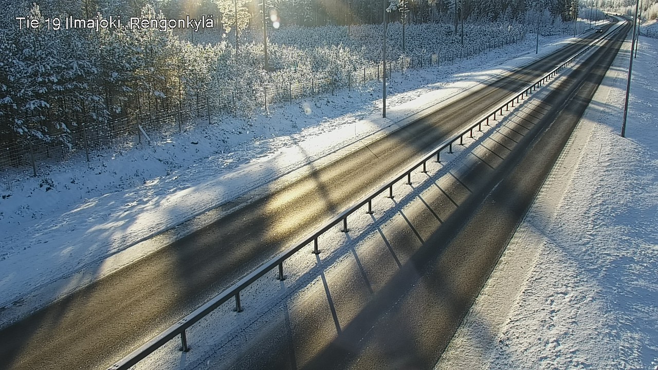 Weather Camera Image Väg 19 Ilmola, Rengonkylä, Ilmajoki, Etelä-Pohjanmaa