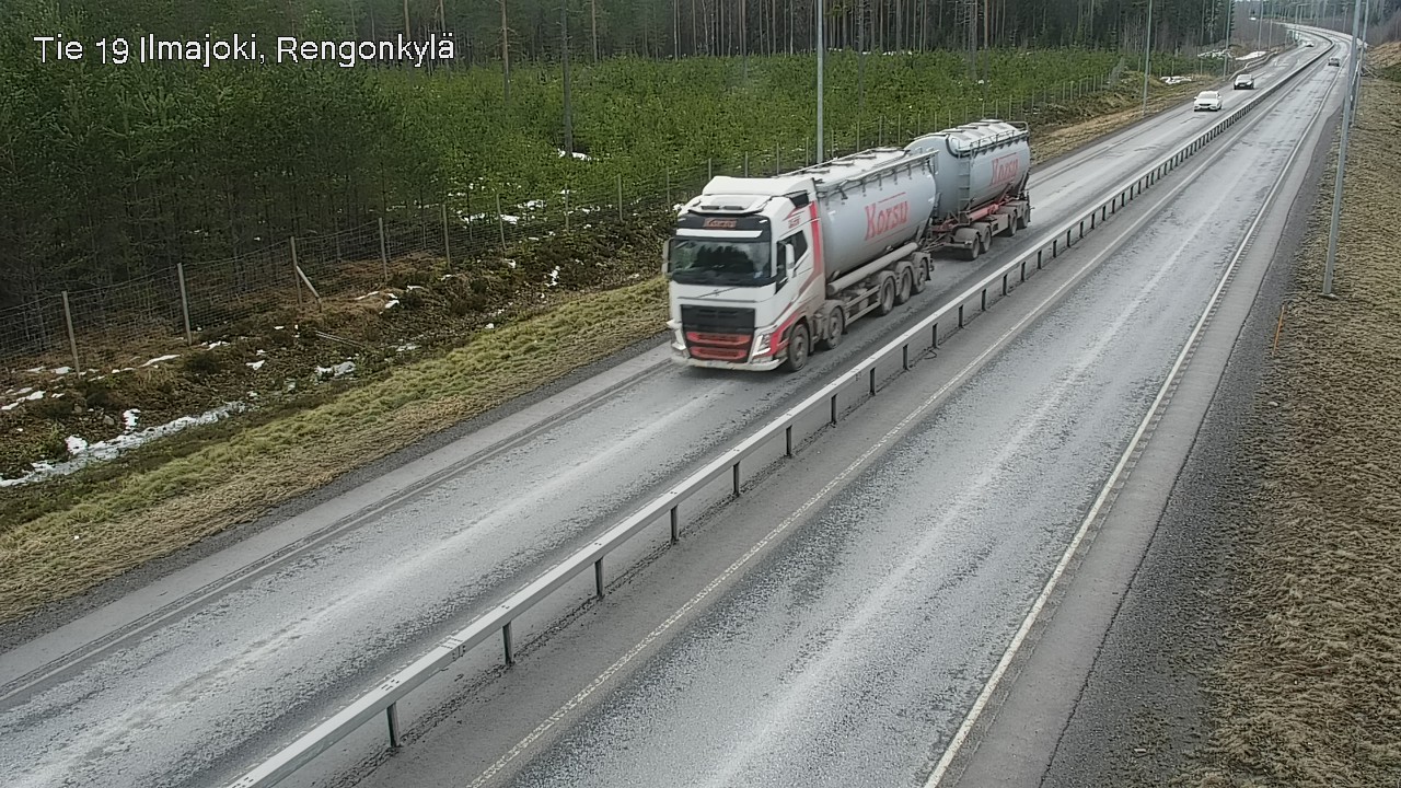 Weather Camera Image Road 19 Ilmajoki, Rengonkylä, Ilmajoki, Etelä-Pohjanmaa