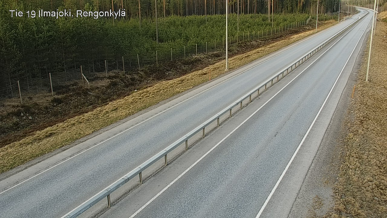 Weather Camera Image Road 19 Ilmajoki, Rengonkylä, Ilmajoki, Etelä-Pohjanmaa