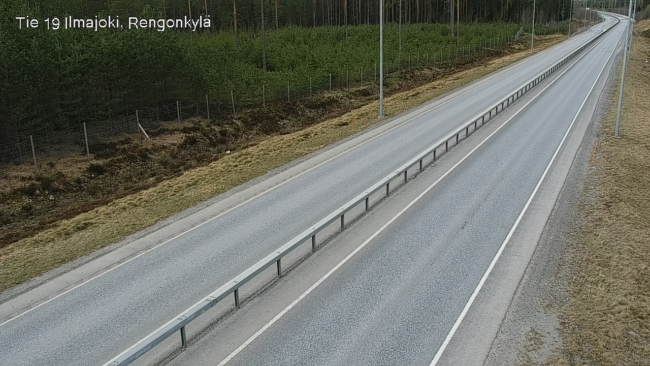 Weather Camera Image Road 19 Ilmajoki, Rengonkylä, Ilmajoki, Etelä-Pohjanmaa