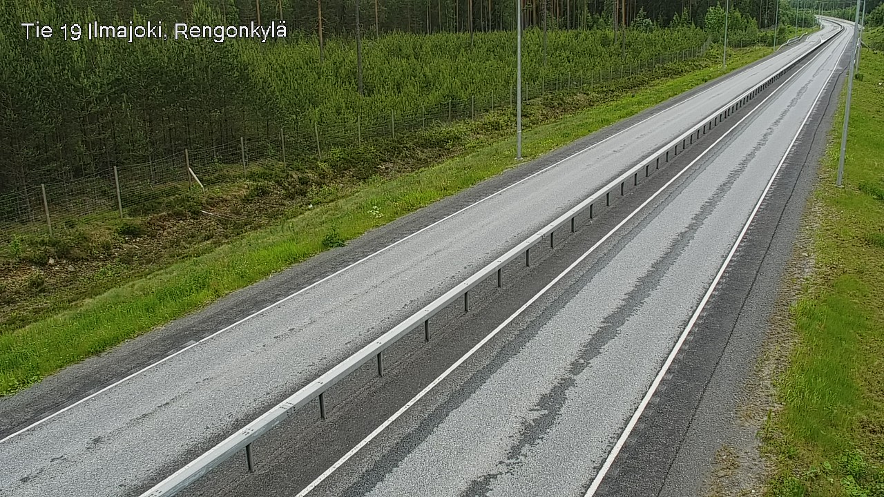Weather Camera Image Road 19 Ilmajoki, Rengonkylä, Ilmajoki, Etelä-Pohjanmaa