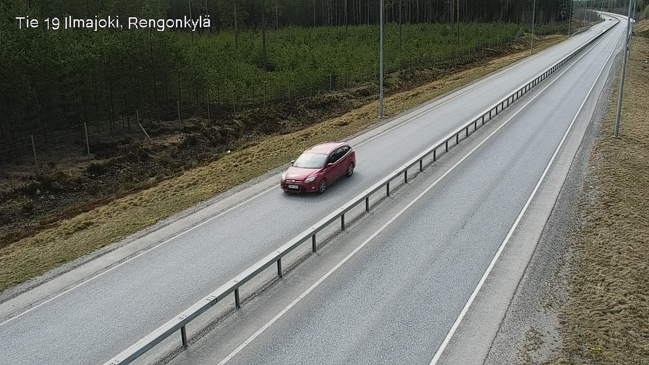 Weather Camera Image Väg 19 Ilmola, Rengonkylä, Ilmajoki, Etelä-Pohjanmaa