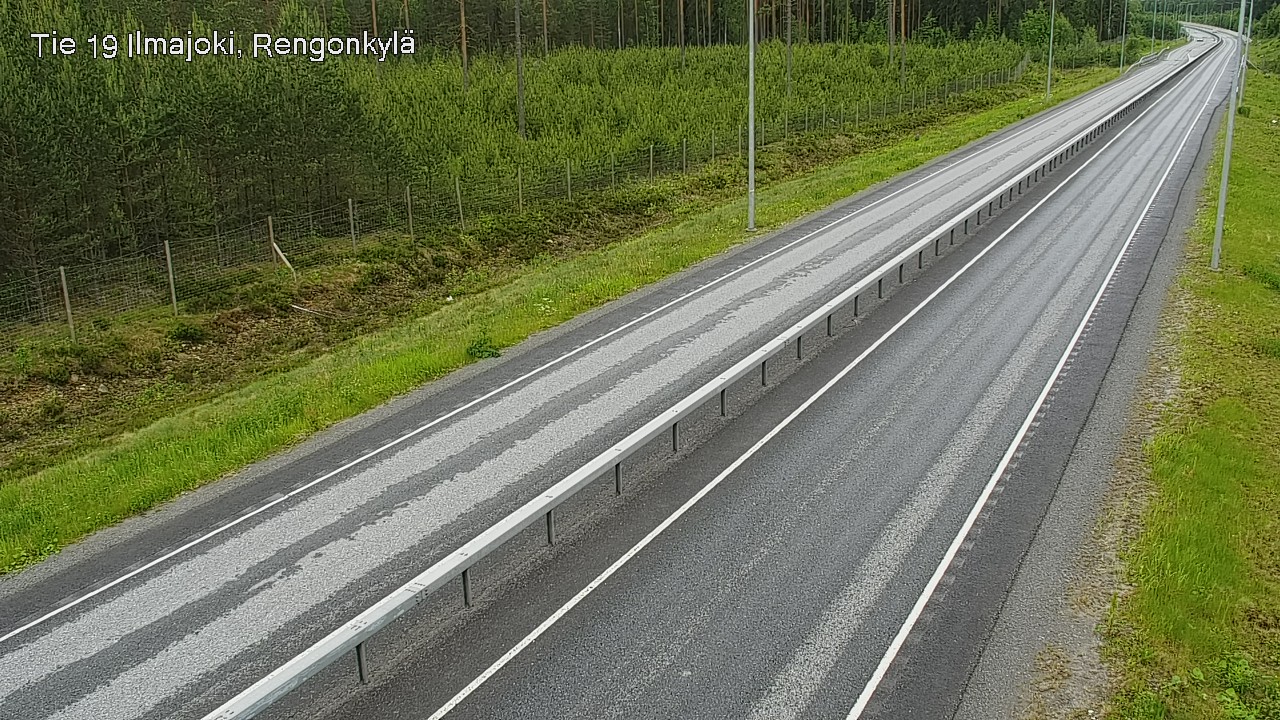 Weather Camera Image Road 19 Ilmajoki, Rengonkylä, Ilmajoki, Etelä-Pohjanmaa