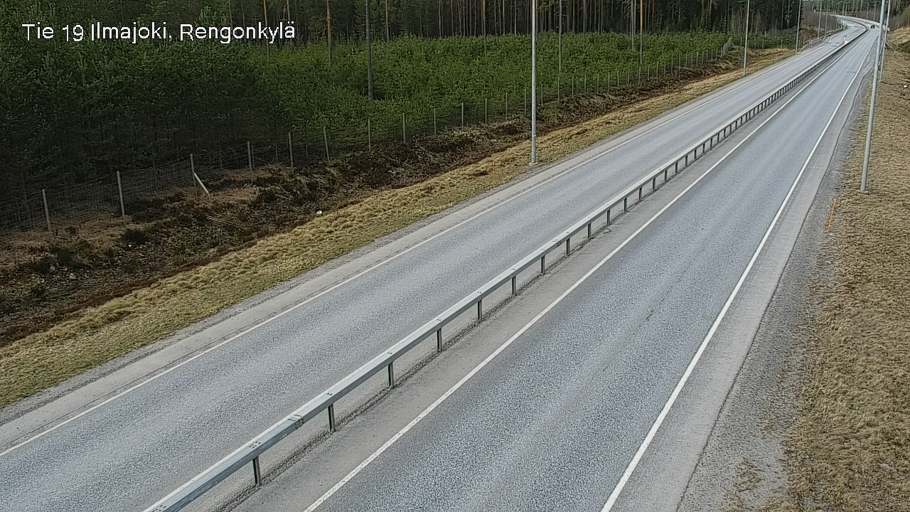 Weather Camera Image Road 19 Ilmajoki, Rengonkylä, Ilmajoki, Etelä-Pohjanmaa