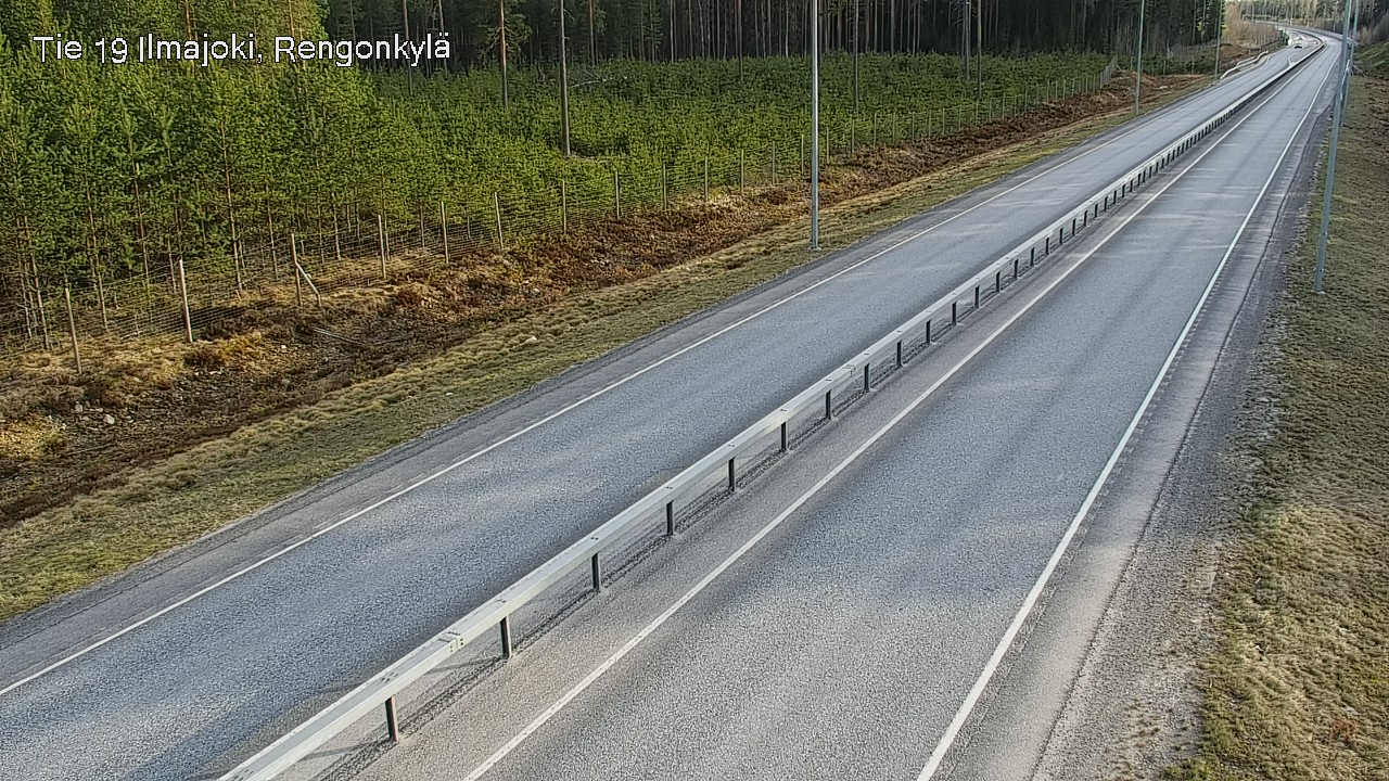 Weather Camera Image Road 19 Ilmajoki, Rengonkylä, Ilmajoki, Etelä-Pohjanmaa