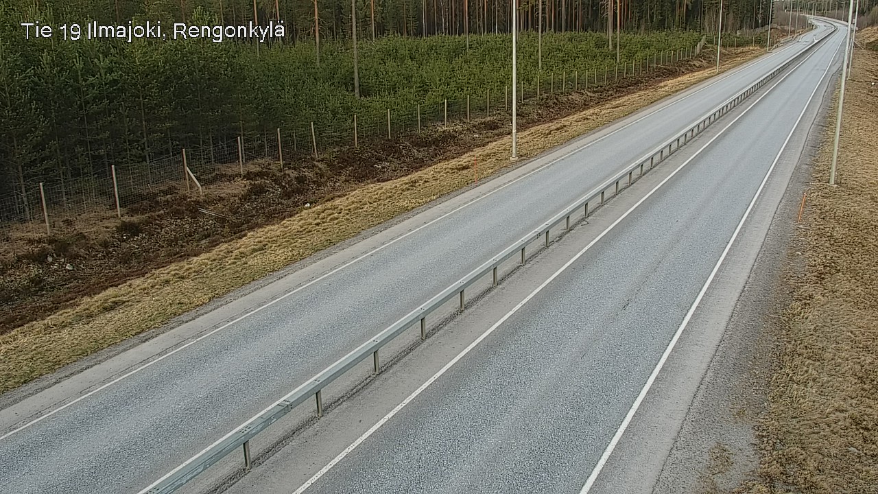 Weather Camera Image Road 19 Ilmajoki, Rengonkylä, Ilmajoki, Etelä-Pohjanmaa