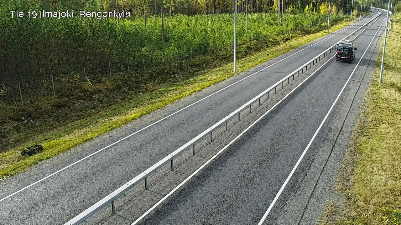 Weather Camera Image Road 19 Ilmajoki, Rengonkylä, Ilmajoki, Etelä-Pohjanmaa