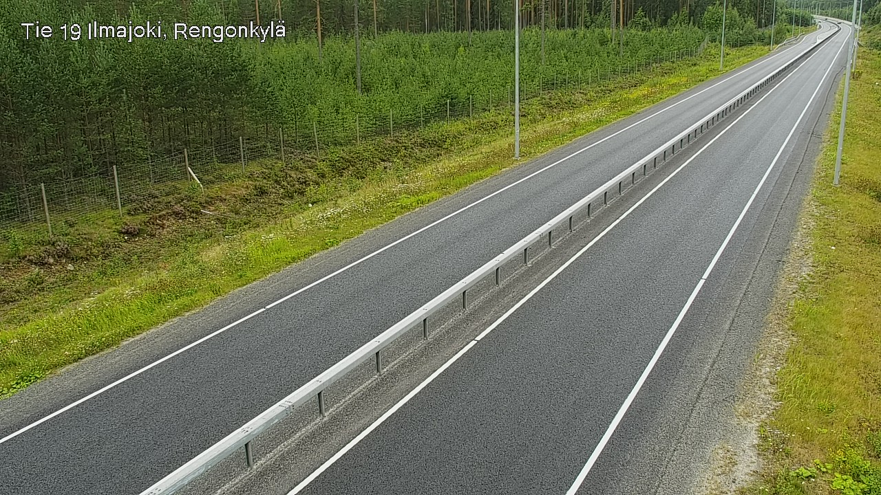 Weather Camera Image Road 19 Ilmajoki, Rengonkylä, Ilmajoki, Etelä-Pohjanmaa
