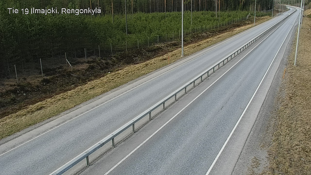 Weather Camera Image Road 19 Ilmajoki, Rengonkylä, Ilmajoki, Etelä-Pohjanmaa