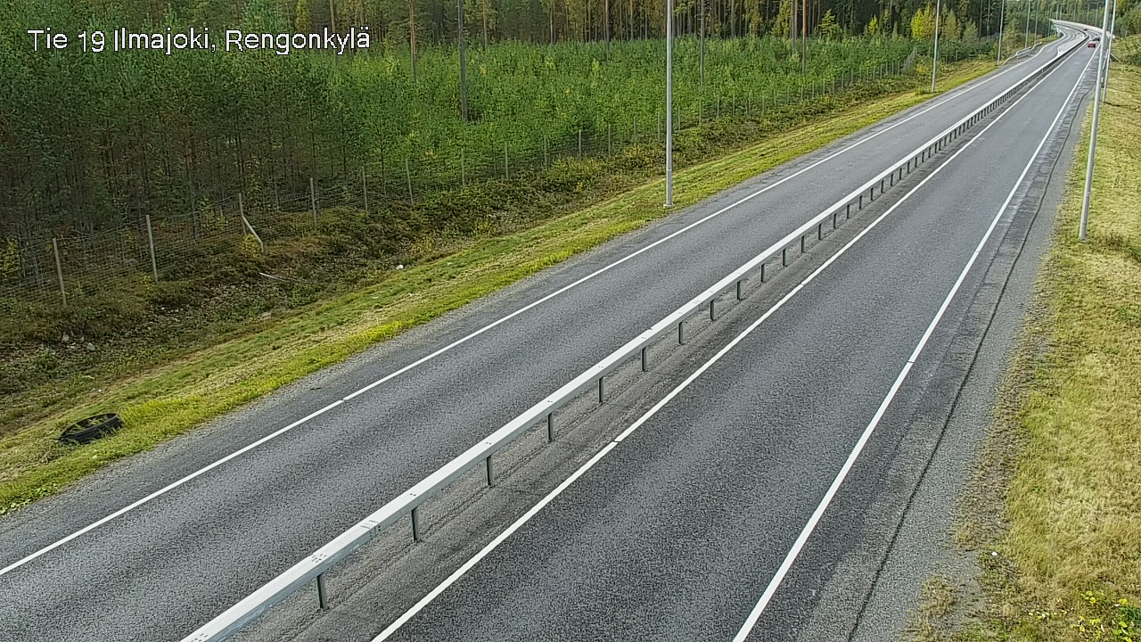 Weather Camera Image Road 19 Ilmajoki, Rengonkylä, Ilmajoki, Etelä-Pohjanmaa
