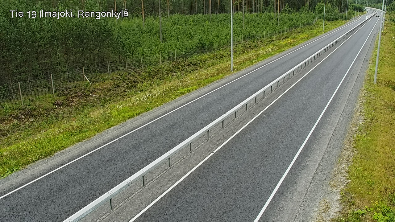 Weather Camera Image Road 19 Ilmajoki, Rengonkylä, Ilmajoki, Etelä-Pohjanmaa