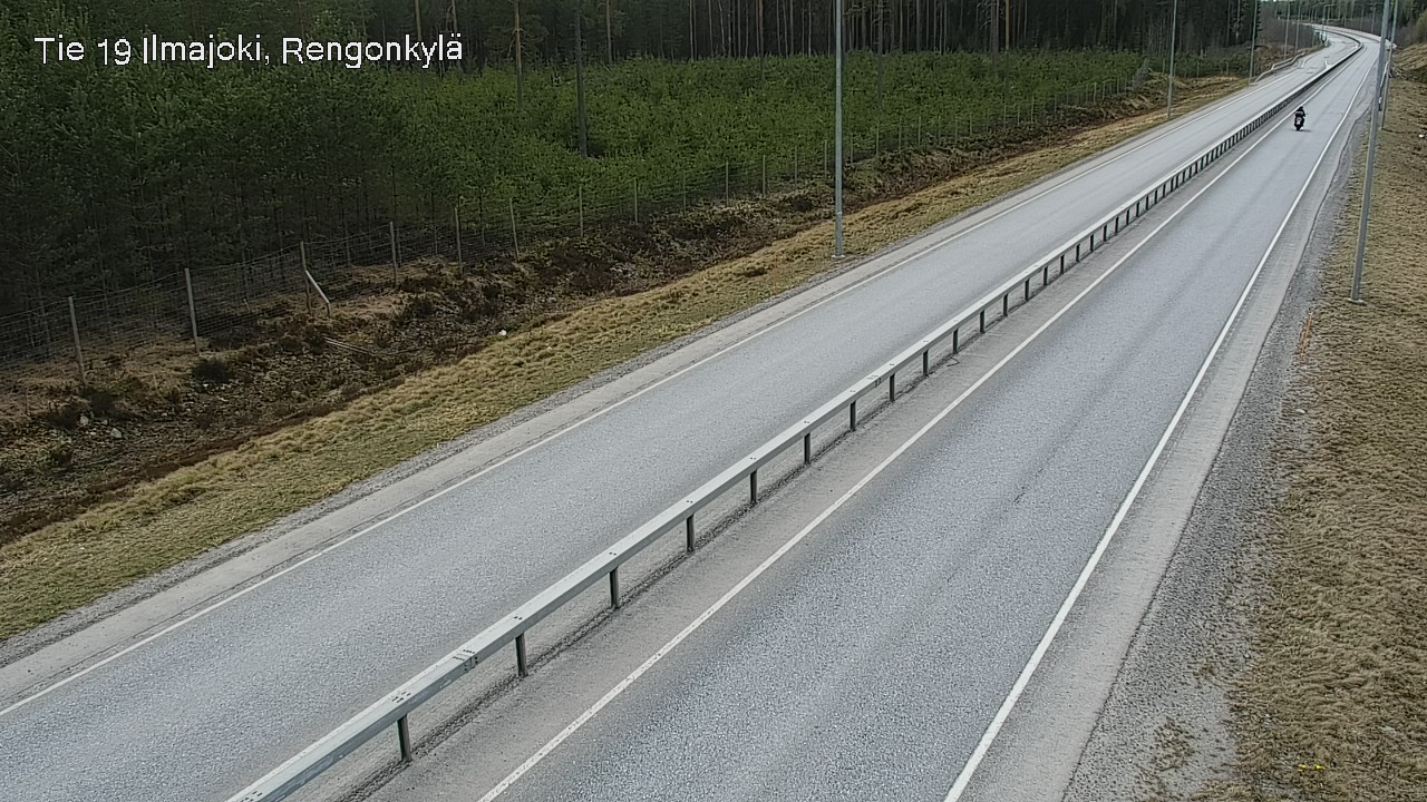 Weather Camera Image Väg 19 Ilmola, Rengonkylä, Ilmajoki, Etelä-Pohjanmaa