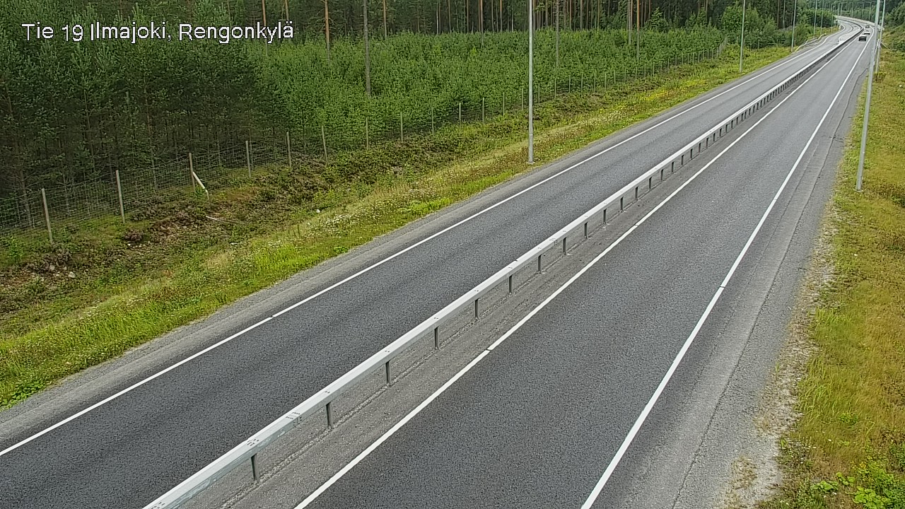 Weather Camera Image Road 19 Ilmajoki, Rengonkylä, Ilmajoki, Etelä-Pohjanmaa