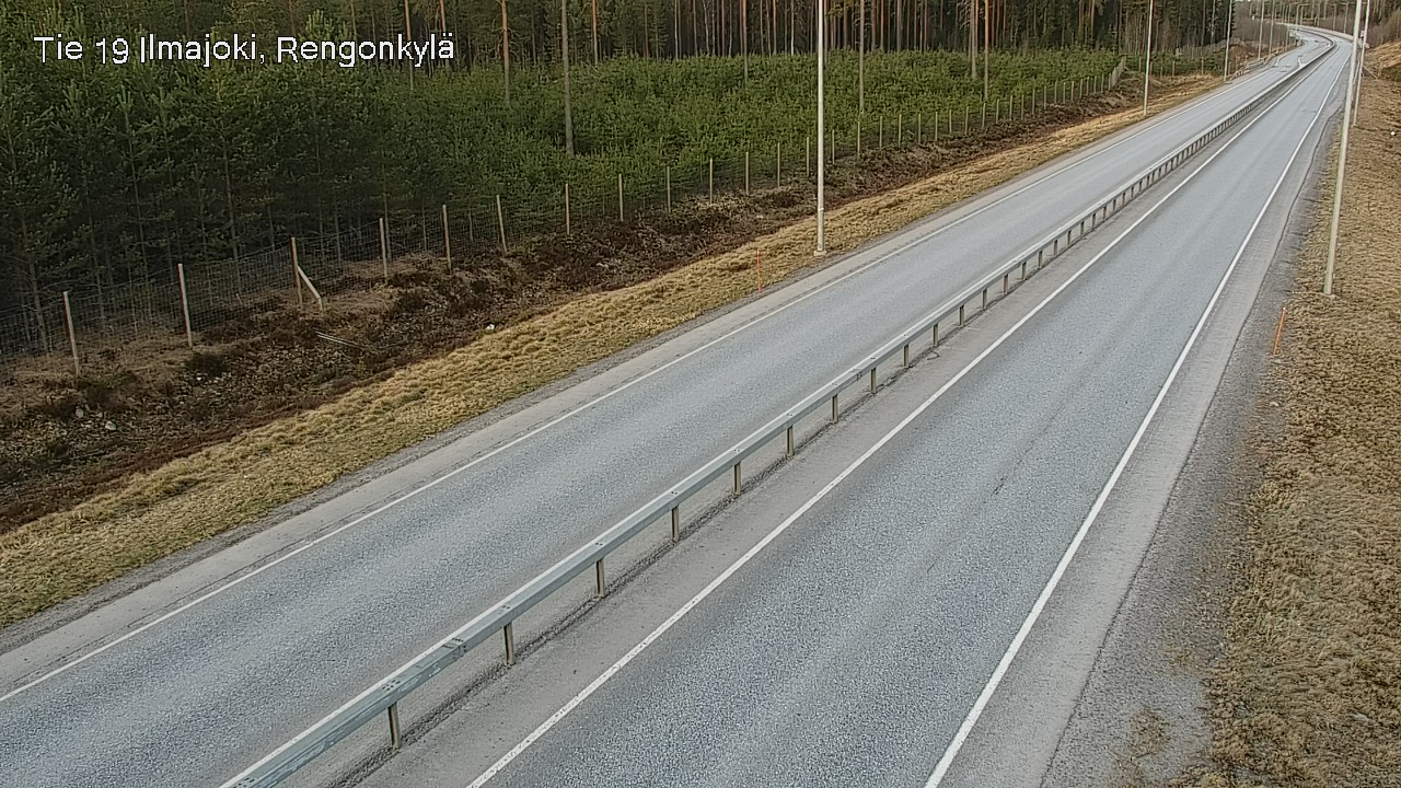 Weather Camera Image Road 19 Ilmajoki, Rengonkylä, Ilmajoki, Etelä-Pohjanmaa